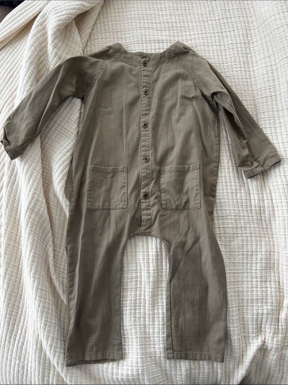 Rylee + Cru Olive One-Piece Footie
